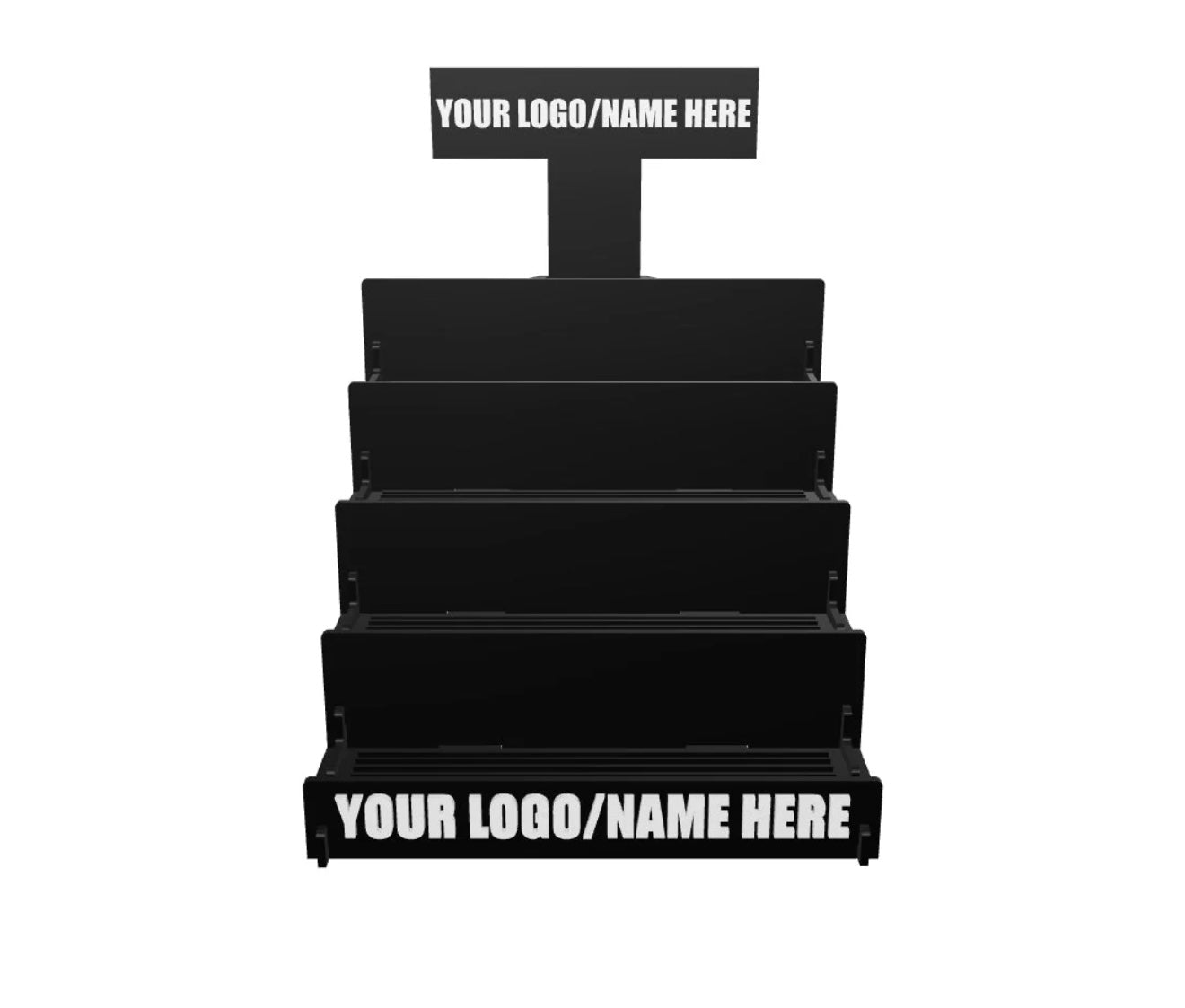 Trading Card Multi-Tier Display Stand - Customize With Your Brand or Logo!
