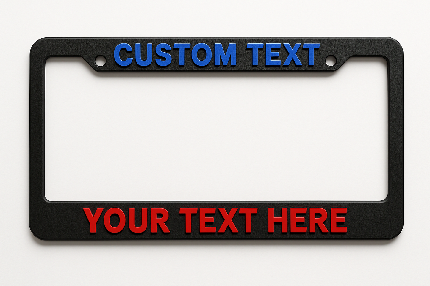 Custom License Plate Frame