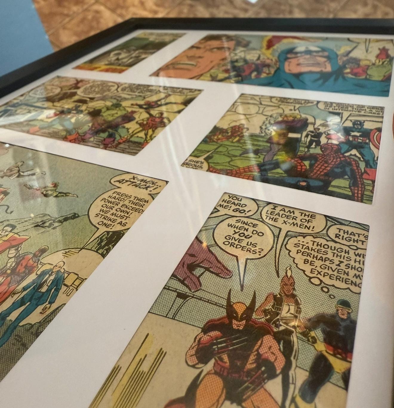 Secret Wars #5 1984 - Comic Cutz Real Comic Book Picture Frame Collage 8.5" x 11"