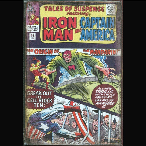 Vintage Marvel Tin Sign Tales of Suspense #62