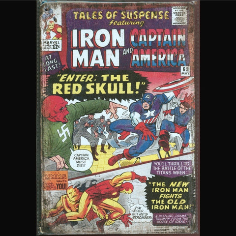 Vintage Marvel Tin Sign Tales of Suspense #65
