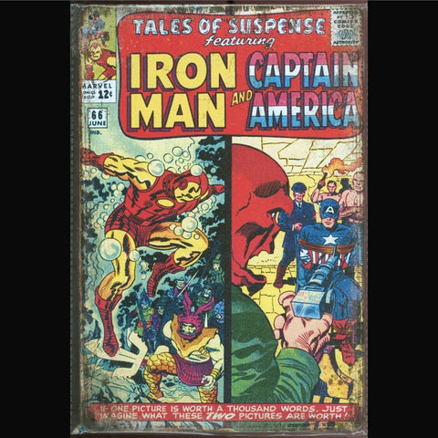 Vintage Marvel Tin Sign Tales of Suspense #66