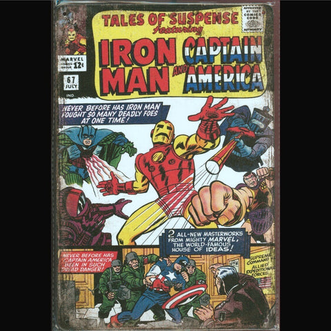 Vintage Marvel Tin Sign Tales of Suspense #67