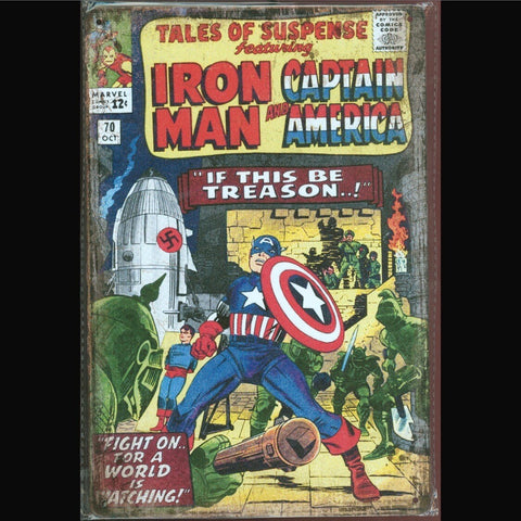 Vintage Marvel Tin Sign Tales of Suspense #70