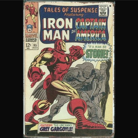 Vintage Marvel Tin Sign Tales of Suspense #95