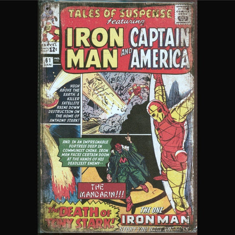 Vintage Marvel Tin Sign Tales of Suspense #61