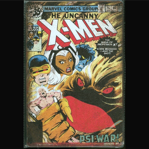 Vintage Marvel Tin Sign X-Men #117