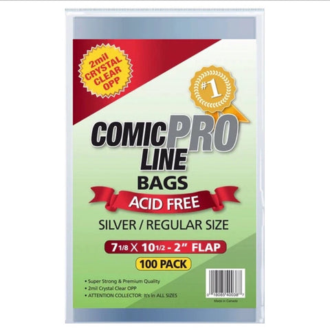 Comic Book Bags - Comic Pro Line 100 Count CCT