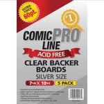 Comic Book Clear Boards - Comic Pro Line 5 Count