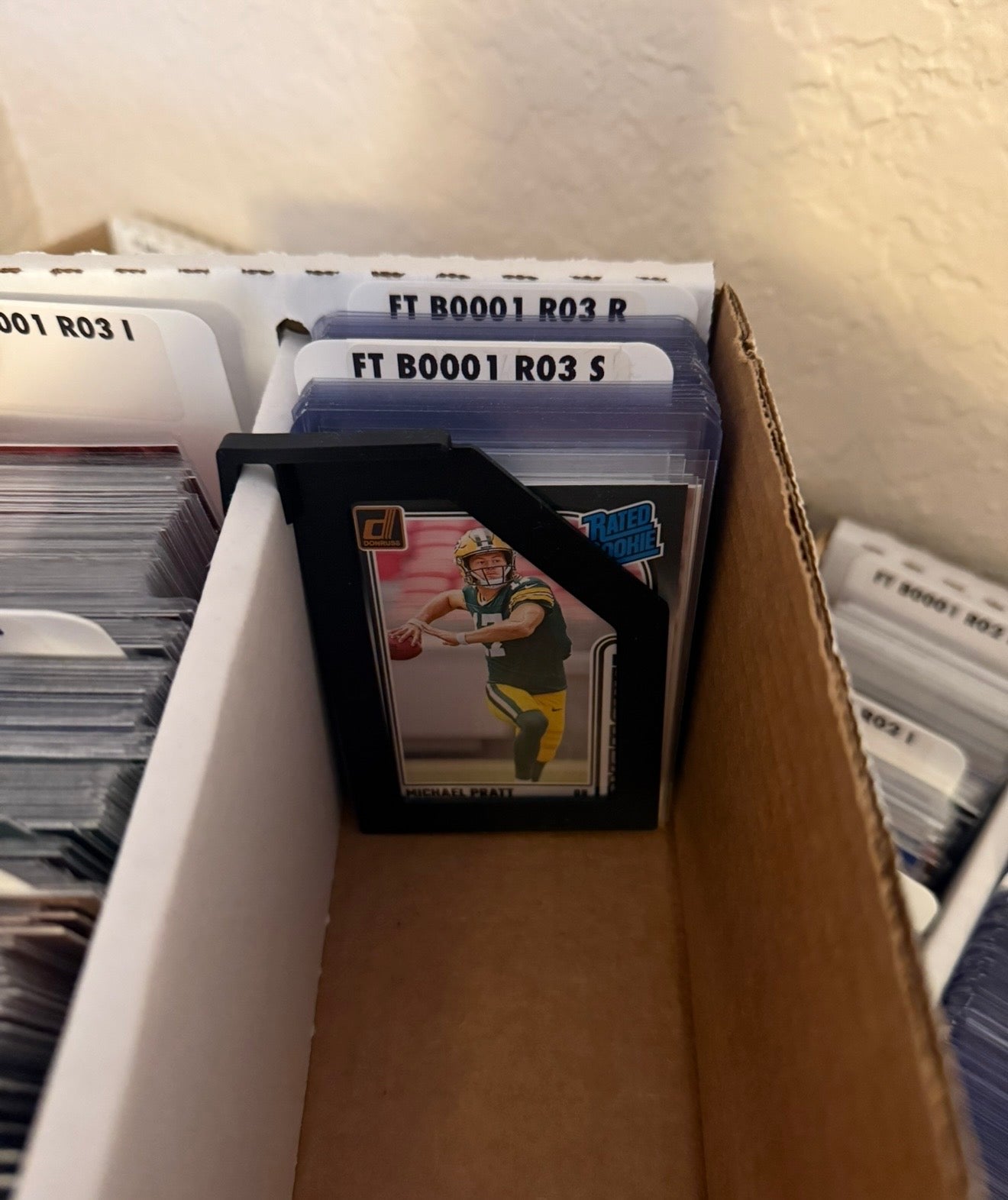 Trading Card Box Supports - Keep Your Cards Upright