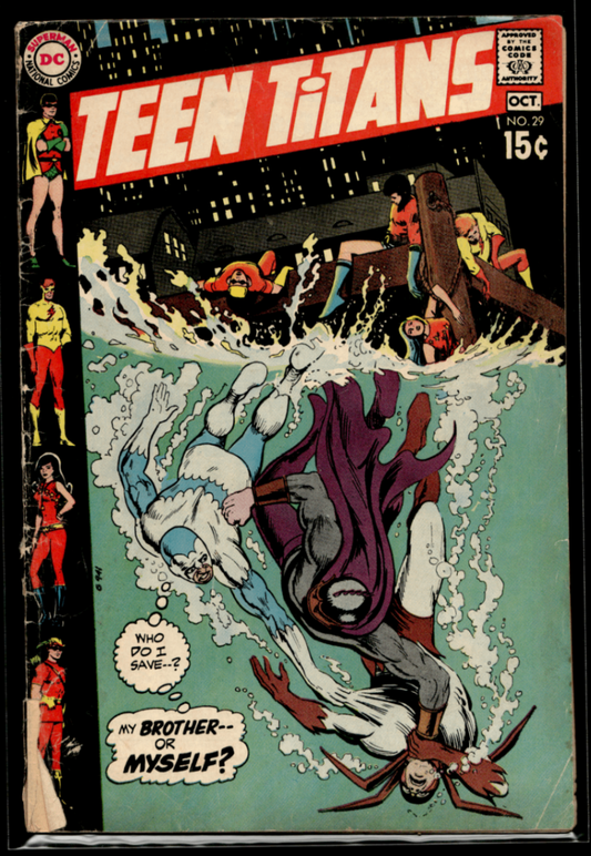 Teen Titans #29 DC Comics Hawk & Dove Bronze Age 19700