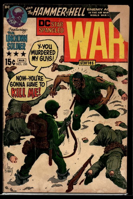Star Spangled War Stories #155 DC Comics Joe Kubert Bronze Age0