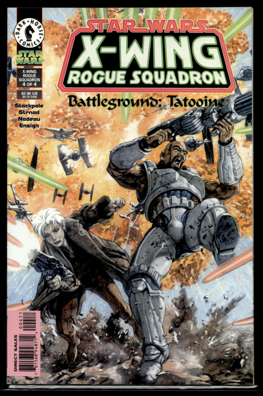 Star Wars XWing Rogue Squadron #4 Dark Horse Battleground Tatooine 19960