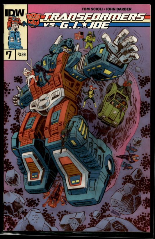 Transformers vs G.I. Joe #7 IDW Tom Scioli Modern Age 20140