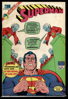 SUPERMAN "La Vida Privada de Clark Kent" EPUCOL Colombia Comic Book0