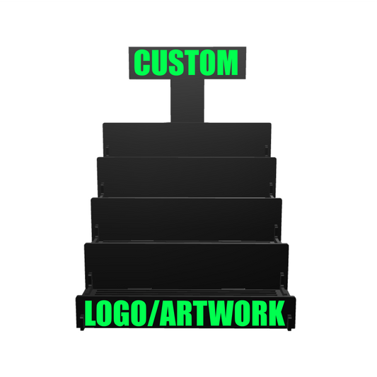 Sports/Trading Card Multi-Tier Custom Display Stand - Customize With Your Brand or Logo!