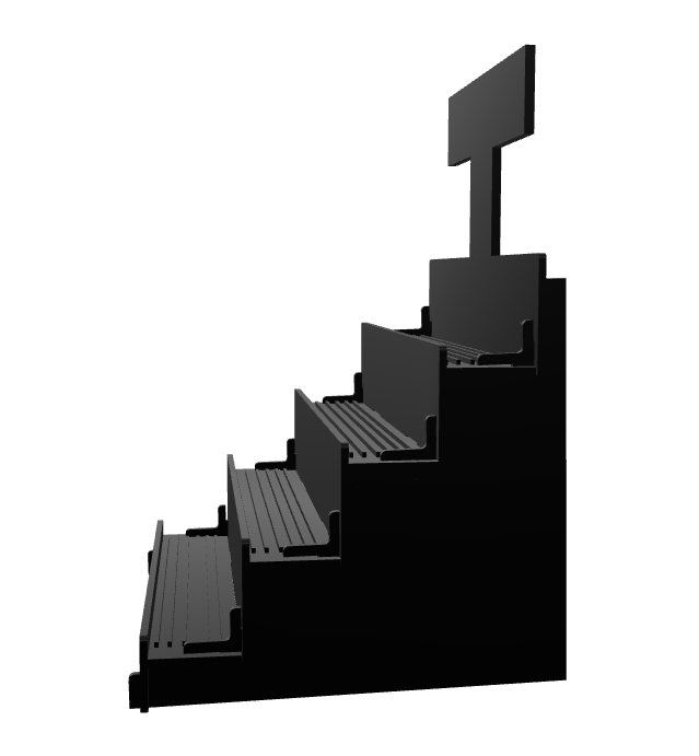 Sports/Trading Card Multi-Tier Custom Display Stand - Customize With Your Brand or Logo!