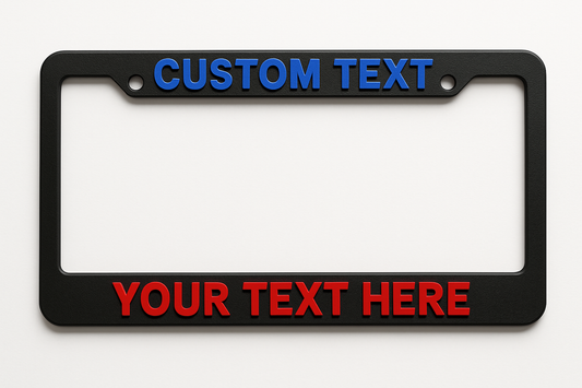 Custom License Plate Frame