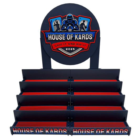 Deluxe 4-Tier Card Stand - Double Width