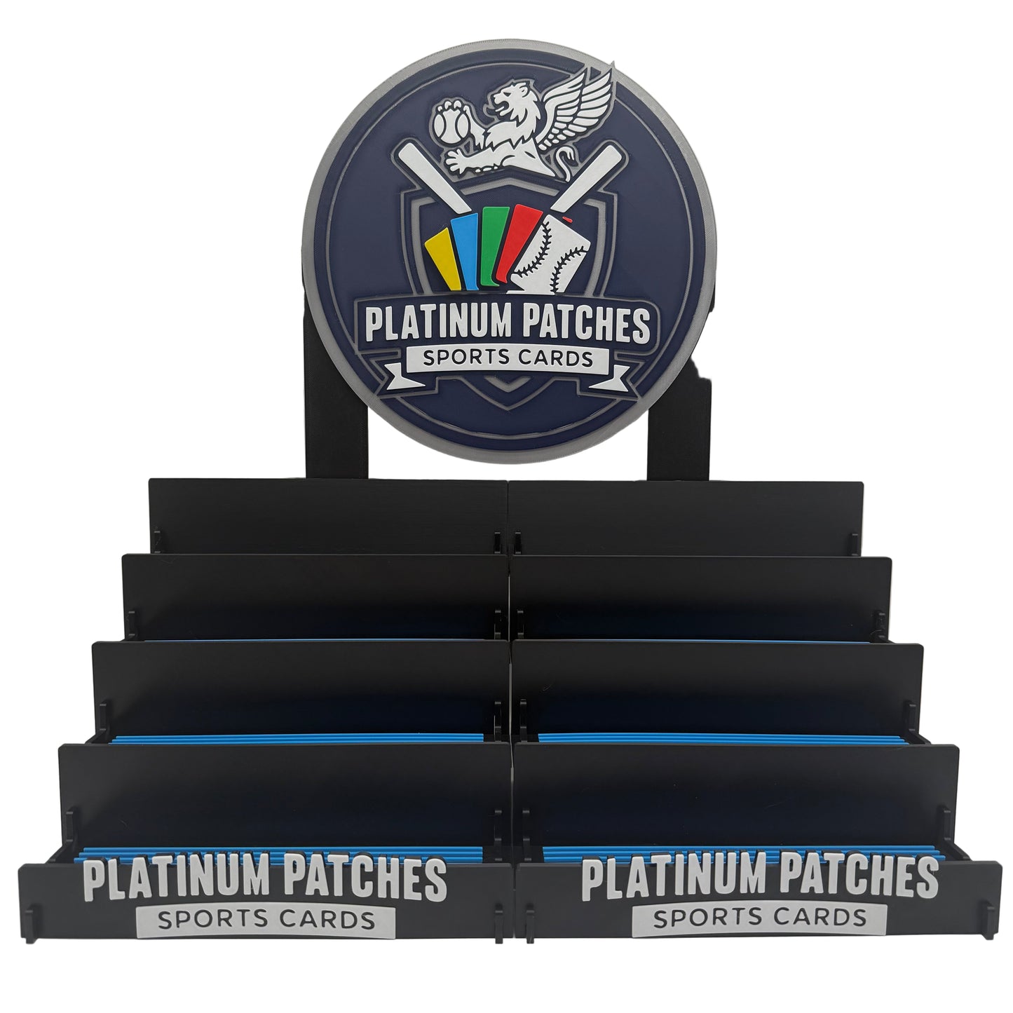 Deluxe 4-Tier Card Stand - Double Width