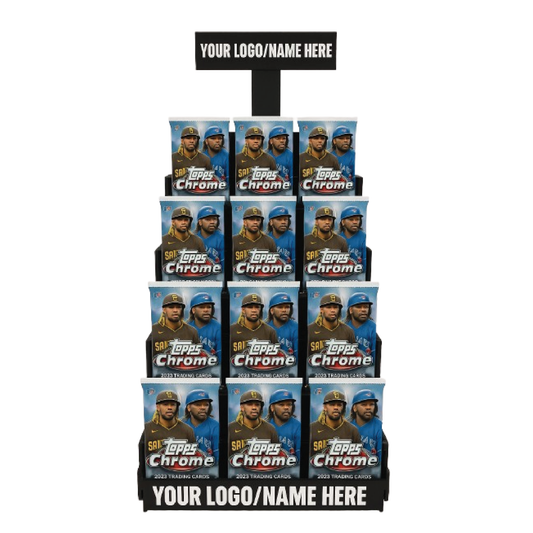 Trading Card Multi-Tier Display Stand - Customize With Your Brand or Logo!