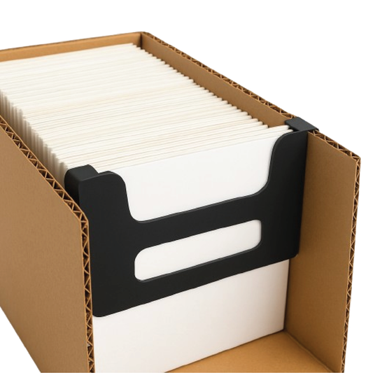 Comic Book Box Support - Keep Your Comics Upright!