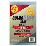 Comic Book Bags - Comic Pro Line 100 Count CCT