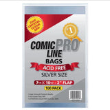 Comic Book Bags - Comic Pro Line 100 Count CCT